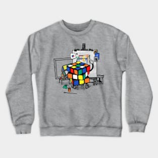 rubik's cubism Crewneck Sweatshirt